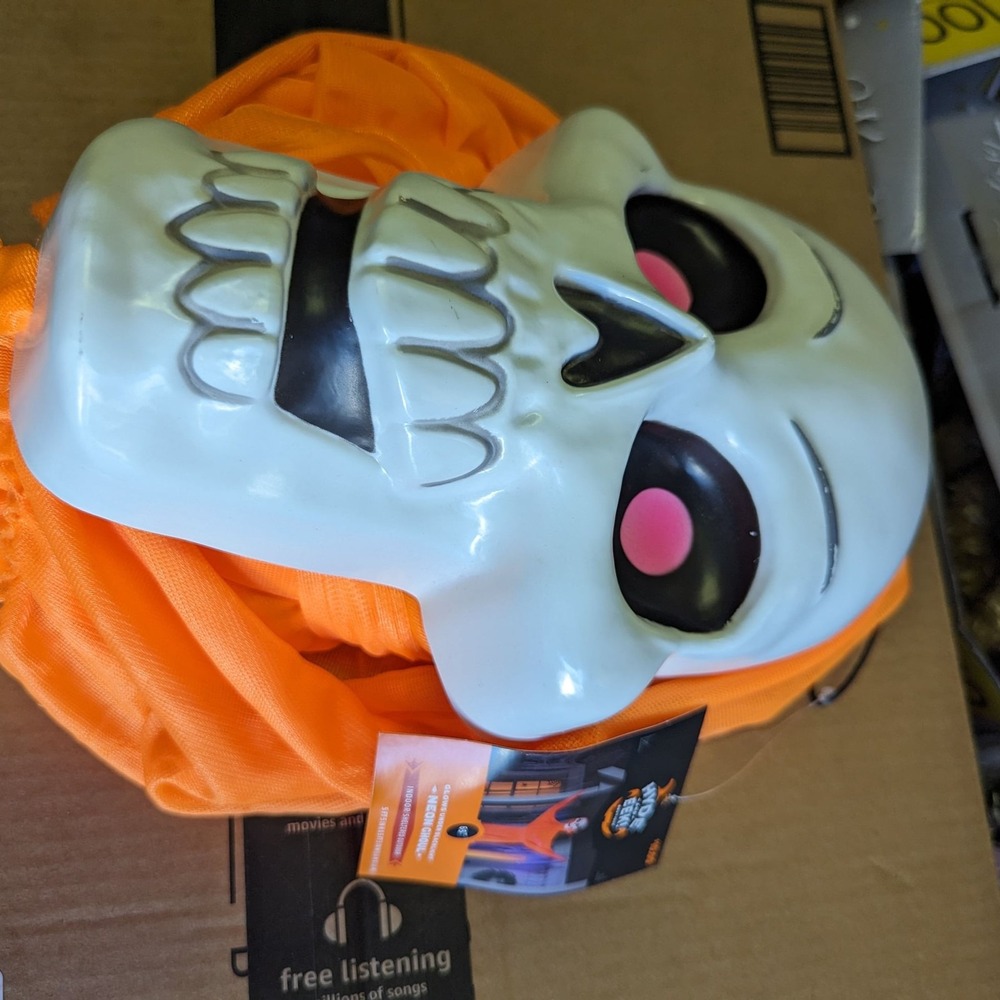 65" Black Light Responsive Ghoul Halloween Decorative Prop Orange - Hyde &‎ EEK!